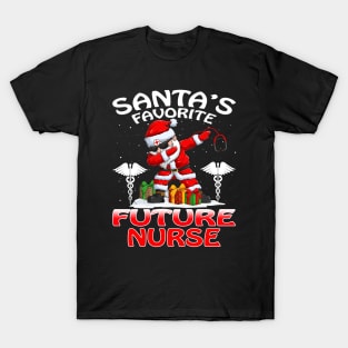 Santas Favorite Future Nurse Christmas T Shirt T-Shirt